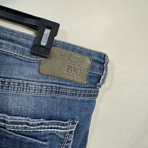 BKE Tyler Mens Size 36L Dark Fade Boot Cut Cowboy Western Zip Fly - Picture 9 of 11